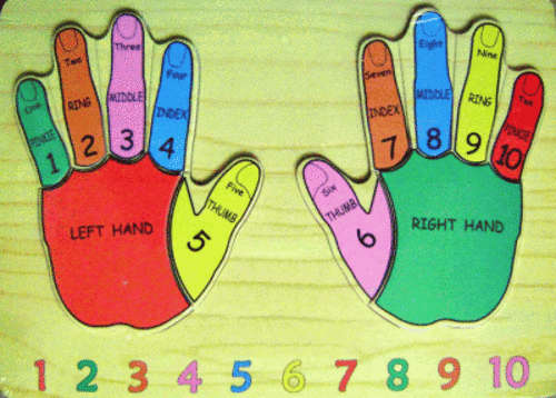 NEW!!! *** Hands On, Learn to Count Wooden Puzzle ***