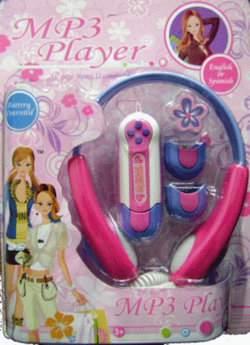 *** Play MP3 Player for little Girls!!! High quality inc. Headphones***
