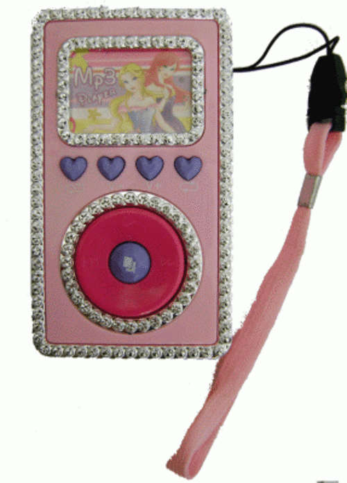 BRAND NEW!!! *** Bling-Bling I-Pod Style Play Mp3 Player with Music and Lights ***