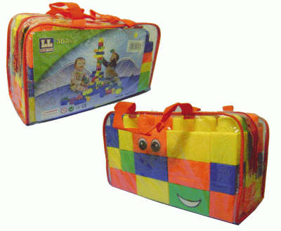 *** 36 Pieces X- Large Building Blocks in a Bag ***