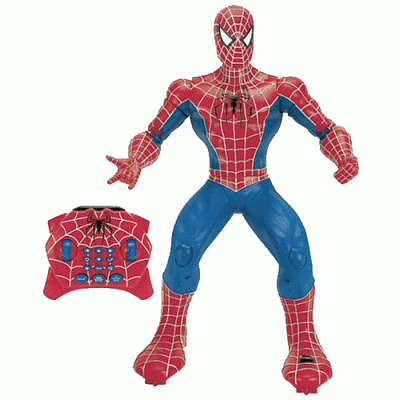 *** Action Command Infrared Remote Controlled SpiderMan - Over 1000 Programmeable Functions!!! ***