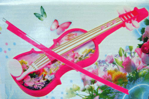 *** Little Girl's Electronic Violin *** Flashing Lights, and Play Along to the Music With the Bow