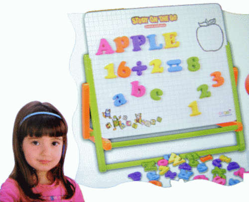 NEW!!! *** Multi Function Magnetic Learning Easel - Over "80" Pieces!!! ***