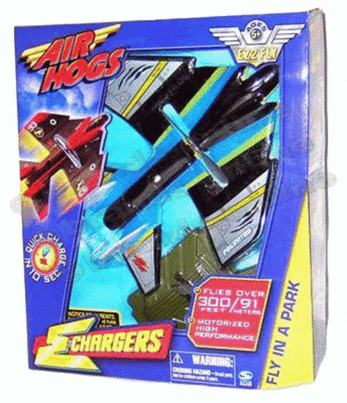 *** Original  'Air Hogs' Motorized Plane *** - Flies Over 100 Yds, Fully Charged in 10 SECONDS!!!