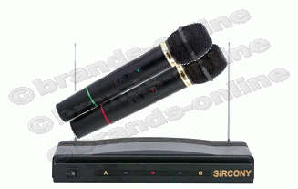 LAST ONE!!! *** SIRCONY Wireless Microphone Set !!! *** - Buy a Brand Name!!!
