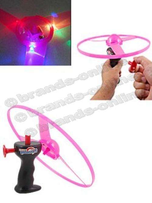 *** LED Flying Saucer Pull String Toy ***