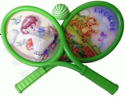 *** Little One's First Badminton Set With Noise Bats!!! ***