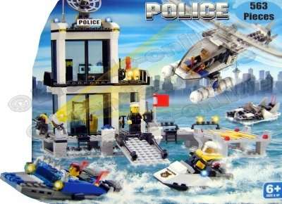 LAST FEW!*** "536 Pieces!!!" - Complete POLICE System - High Quality 100% Lego Compatible Pieces ***