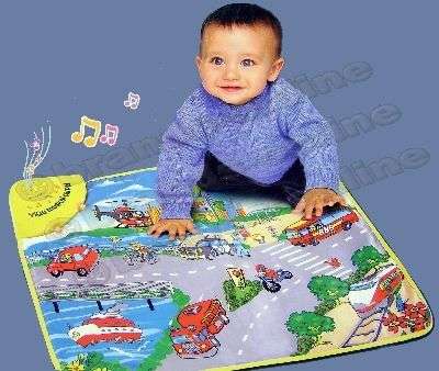 Brand NEW!! *** Interactive "City" Sounds and  Music Baby Play Mat *** - Includes "Quiz" Learning!!!