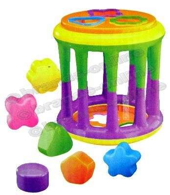 NEW!!! *** Learn 'n Play - Rolling Shape Sorter with Rattle Pieces!!! ***