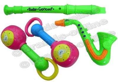 NEW!!! *** Baby Concert Musical Toys - Maracas, Flute andTrumpet *** - Shake it Baby!!!