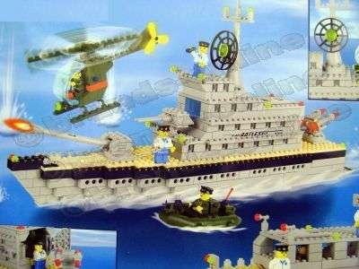 NEW!*** "520+ Pieces!!!" - Complete BATTLESHIP System - High Quality 100% Lego Compatible Pieces ***