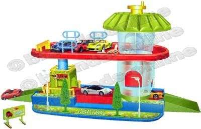 *** Multi-Level Parking Lot Garage *** - Complete with cars and lift, Superb New Design !!!