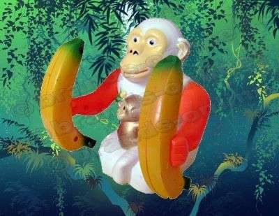 *** Rolling, Tumbling Music Playing, Light Up Monkey *** - Babies Love This!!!