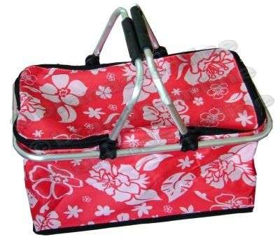 NEW!!! *** Waterproof Leisure Folding Market Shopping Double Zipper Picnic Basket ***