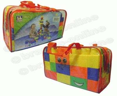 *** 36 Pieces X- Large Building Blocks in a Bag ***