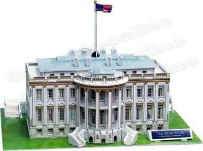 *** White House 3D Popout Puzzle ***
