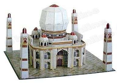 *** Taj Mahal 3D Popout Puzzle ***