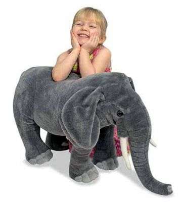 *** Huge Elephant Soft Toy with Trumpeting Sound ***