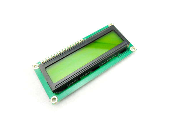 16x2 LCD Module with Yellow Backlight (for Arduino, PIC, ARM, DSP, AVR, Etc.)