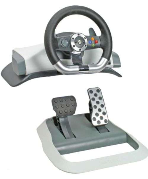 Xbox 360 Wireless Racing Wheel (Force-feedback)