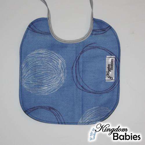 Kingdom Babies Baby Bibs - Blue