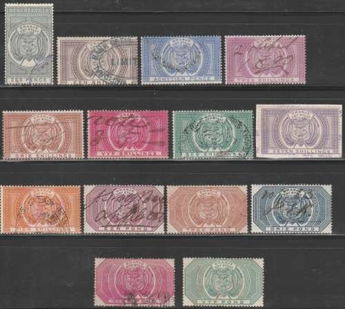 Revenues: Orange River Colony collection :Used 6d - £5
