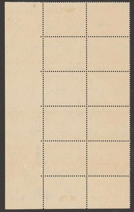 UNION 1947-54: SACC 119: 1s CONTROL BLOCK 6926 6935: BLOCK OF 10: LMM- 2 SCANS