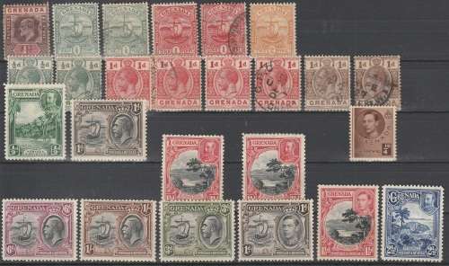 GRENADA EARLY COLLECTION: LMM AND USED: SEE SCAN