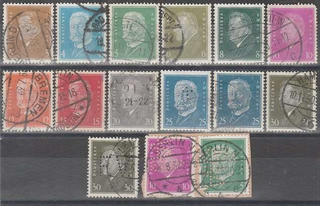GERMANY: GERMAN REICH: EARLY MHR AND USED COLLECTION - 4 SCANS
