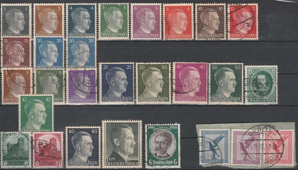 GERMANY: GERMAN REICH: EARLY MHR AND USED COLLECTION - 4 SCANS