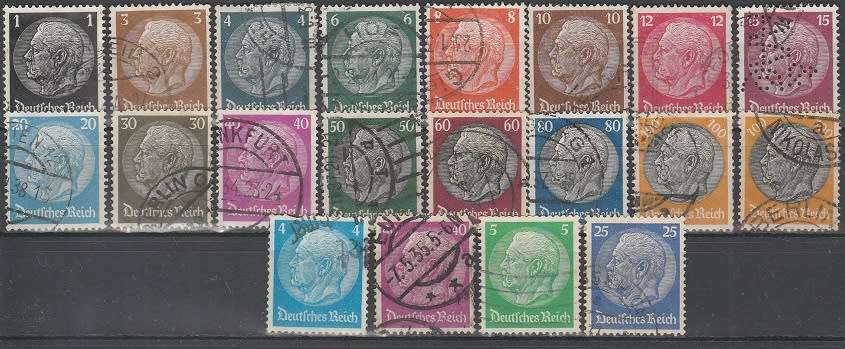 GERMANY: GERMAN REICH: EARLY MHR AND USED COLLECTION - 4 SCANS