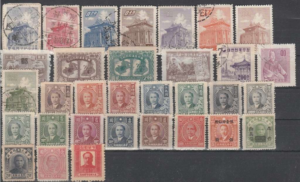 CHINA: EARLY COLLECTION:UMM AND USED: 3 SCANS