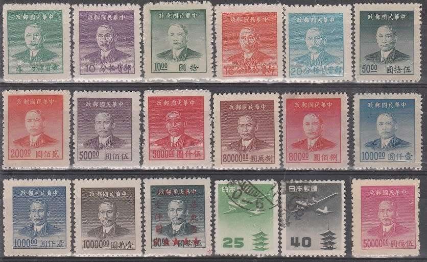 CHINA: EARLY COLLECTION:UMM AND USED: 3 SCANS