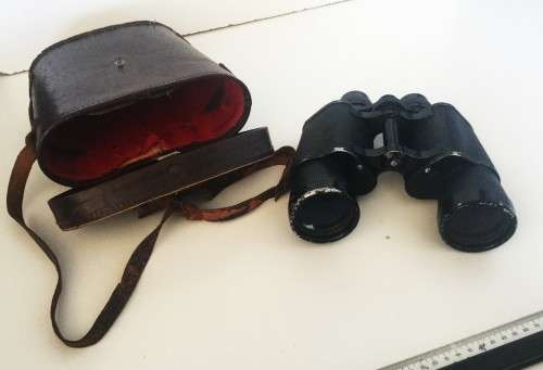 PAIR OF ZENITH BINOCULARS IN LEATHER CASE!!