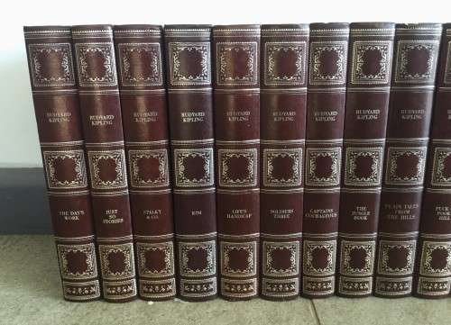 FANTASTIC 12 BOOK COLLECTION OF THE WORKS OF RUDYARD KIPLING!! *PERFECT CONDITION* *COLLECTIBLE*