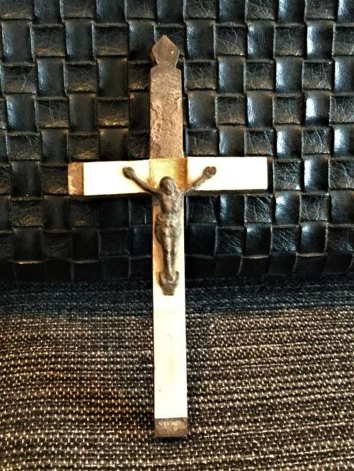 COLLECTION OF BEAUTIFUL CHRISTIAN ITEMS! *SOLID BRONZE QUILL REST* *ANTIQUE*