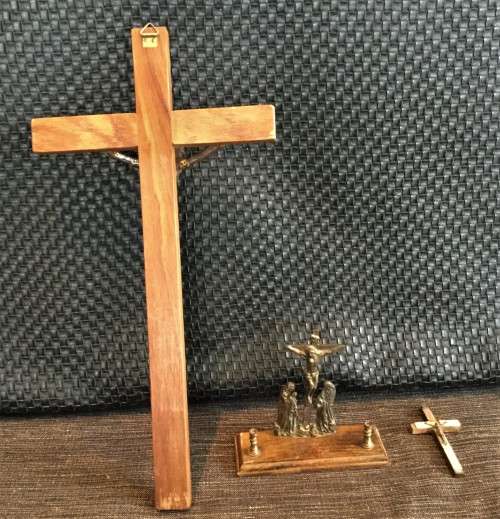 COLLECTION OF BEAUTIFUL CHRISTIAN ITEMS! *SOLID BRONZE QUILL REST* *ANTIQUE*