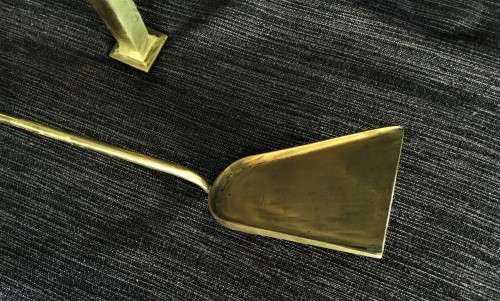 *SIMILAR SETS FETCH R18000+* circa 1890's SOLID BRASS VICTORIAN FIRE IRONS!!