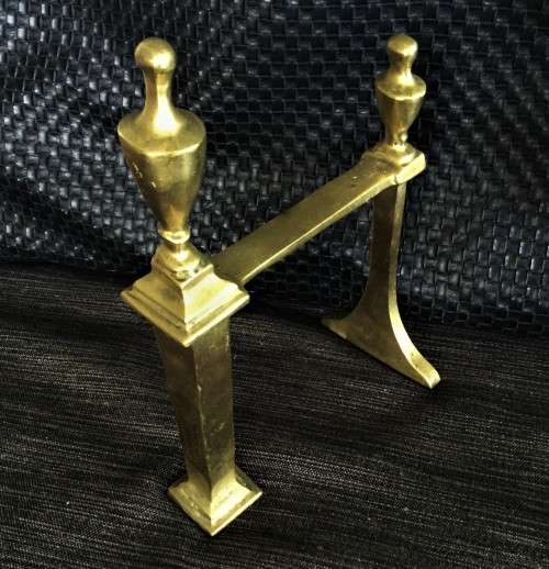 *SIMILAR SETS FETCH R18000+* circa 1890's SOLID BRASS VICTORIAN FIRE IRONS!!