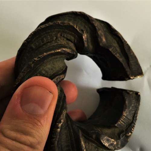 *SELLS FOR R20000+* ANTIQUE WEST-AFRICAN SOLID BRONZE CURRENCY BRACELET/MANILLA