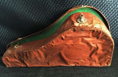 VINTAGE BANJO IN ORIGINAL LEATHER CASE!! *MADE IN ENGLAND*
