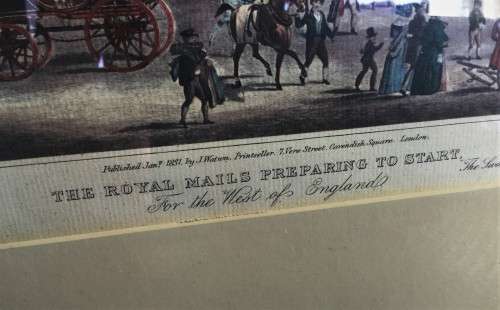 *SELLS FOR R6000+* ANTIQUE PAIR OF 1831 JAMES POLLARD LITHOGRAPHS!!