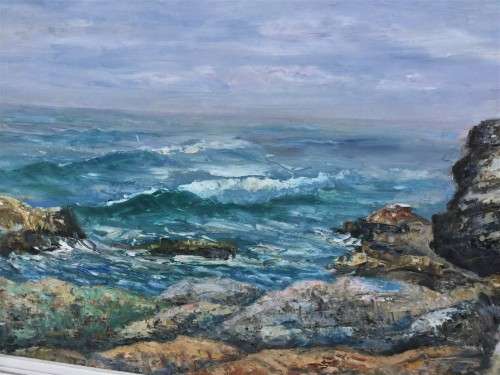 MASSIVE 60's ORIGINAL OIL PAINTING, SIGNED WILLIAM GREEN!! *STUNNING WORK*