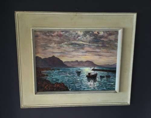 BEAUTIFUL 50's FRAMED WILLIAM GREEN OIL!! *STUNNING DETAIL*