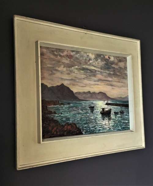 BEAUTIFUL 50's FRAMED WILLIAM GREEN OIL!! *STUNNING DETAIL*