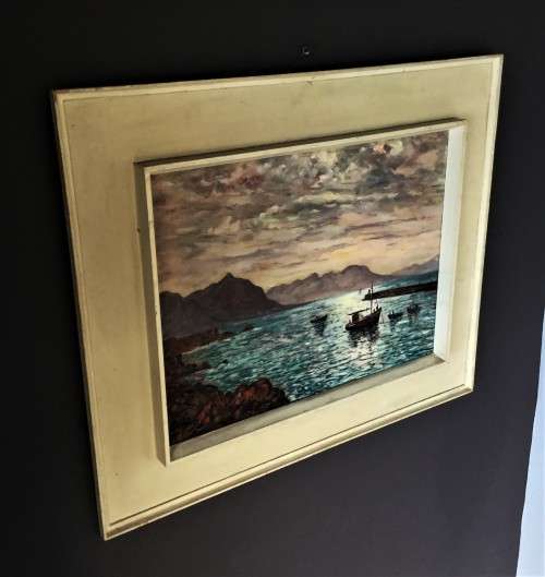 BEAUTIFUL 50's FRAMED WILLIAM GREEN OIL!! *STUNNING DETAIL*