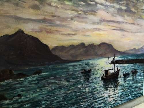 BEAUTIFUL 50's FRAMED WILLIAM GREEN OIL!! *STUNNING DETAIL*