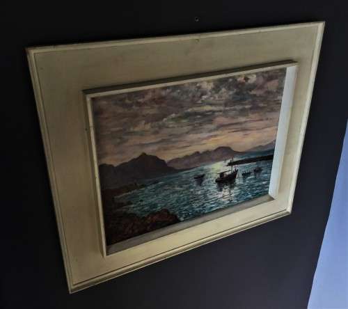 BEAUTIFUL 50's FRAMED WILLIAM GREEN OIL!! *STUNNING DETAIL*