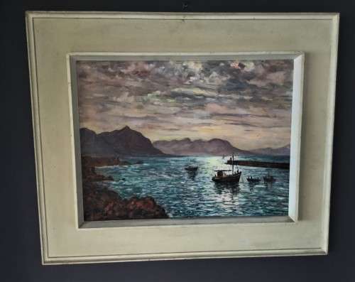 BEAUTIFUL 50's FRAMED WILLIAM GREEN OIL!! *STUNNING DETAIL*
